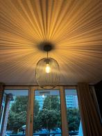 Black industrial look metal ceiling lamp, Ophalen of Verzenden, Zo goed als nieuw, Metaal
