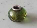 Trollbeads glasbedel - Groen, Sieraden, Tassen en Uiterlijk, Bedels, Zo goed als nieuw, Trollbeads, 1 bedel, Glas of Kristal