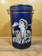 Coca Cola Voorraadbus / Blik - Blauw, Ophalen of Verzenden, Gebruikt, Gebruiksvoorwerp