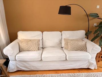 Witte Ikea Ektorp 3 zitsbank - afbeelding 2