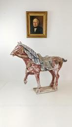 prachtig antiek houten Tang Dynasty Horse beeld, Antiek en Kunst, Ophalen