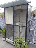 Volière, Dieren en Toebehoren, Vogels | Hokken en Kooien, Ophalen, Zo goed als nieuw, Aluminium, Volière