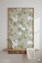 14241 vintage bladeren behang dusty green tinten swiet, Ophalen of Verzenden, Beige