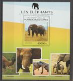 OLIFANTEN-ELEPHANTS = Mooi bl. v GUINEE-3010-02, Verzenden, Postfris, Dier of Natuur