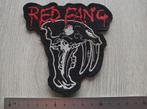 Red Fang   2009 shaped skull patch r74, Nieuw, Kleding, Verzenden