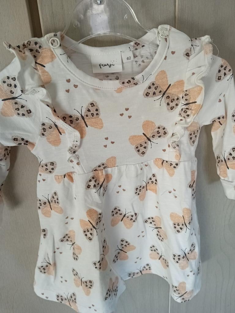Feetje jurkje, Kinderen en Baby's, Babykleding | Maat 62, Zo goed als nieuw, Meisje, Jurkje of Rokje, Ophalen of Verzenden