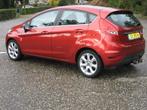 Nette Ford Fiësta 1.4/100pk. 5DR 2009 Rood. WERKENDE AIRCO!, Voorwielaandrijving, Stof, Zwart, Origineel Nederlands