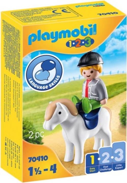 123 Playmobil: 70410  Jongen met Pony NIEUW, Kinderen en Baby's, Speelgoed | Playmobil, Nieuw, Ophalen of Verzenden