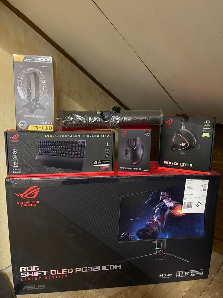 Complete NIEUW!-ROG High-End Setup-4K OLED – RTX 4080Super, Computers en Software, Moederborden, Zo goed als nieuw, DDR5, Ophalen