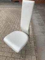 4 eetkamer stoelen merk: FASEM S44, Ophalen of Verzenden, Gebruikt, Grijs
