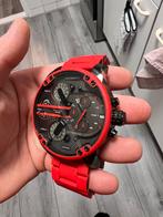 Diesel Mr.Daddy Red DZ7370 Horloge, Zonnebril op sterkte, Overige merken, Ophalen of Verzenden, Zo goed als nieuw