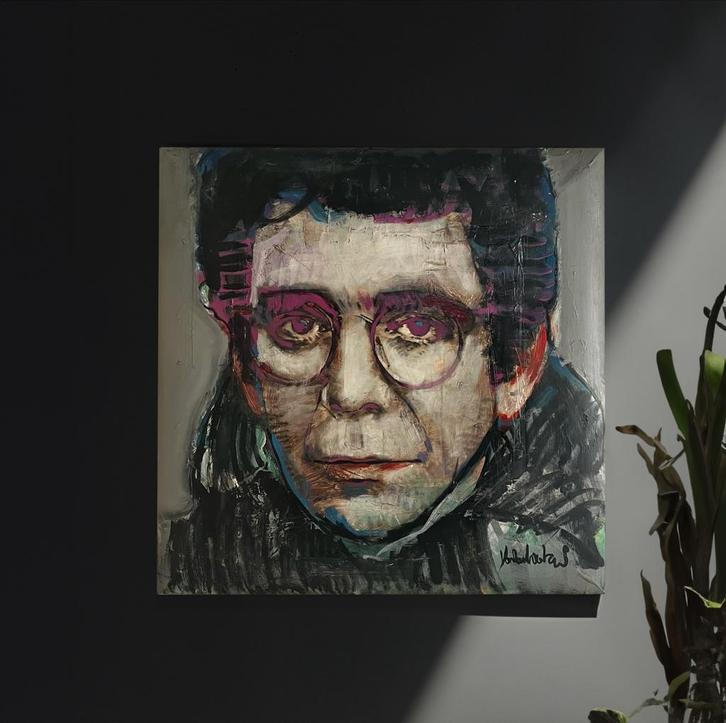 Peter Donkersloot - Lou Reed, Antiek en Kunst, Kunst | Schilderijen | Modern, Ophalen of Verzenden