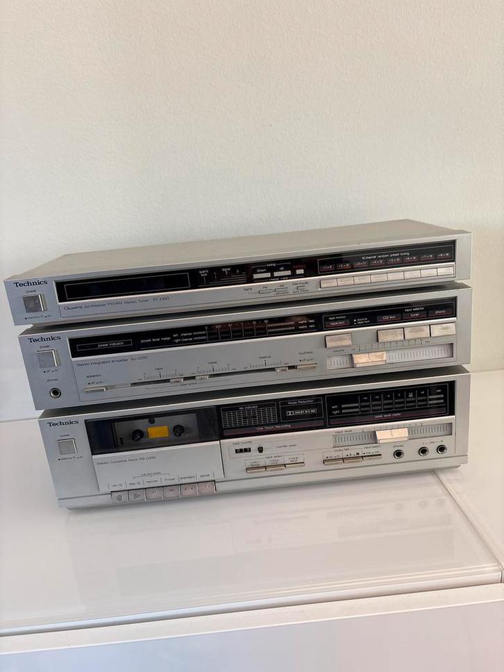 Technics Stereo Set - Tuner, Versterker, Cassettedeck, Audio, Tv en Foto, Stereo-sets, Gebruikt, Cassettedeck, Overige merken