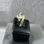 Gouden Ring | 14k* | 3,37g | witgoud jeunesse | 17 | 345237, Gebruikt, Ophalen of Verzenden, 17 tot 18, Met edelsteen