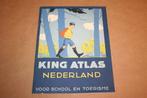King Atlas Nederland Voor school en toerisme - 1977, Boeken, Atlassen en Landkaarten, Ophalen of Verzenden, Gelezen, 1800 tot 2000