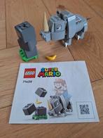 LEGO Super Mario 71420 Neushoorn Rambi, Ophalen of Verzenden, Zo goed als nieuw, Complete set, Lego