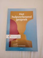 Jan Verhulst - Het hulpverlenend gesprek, Boeken, Studieboeken en Cursussen, Nieuw, Jan Verhulst, Ophalen of Verzenden, HBO