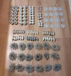 Leuk zilver / wit kerstballen en decoratie set, Diversen, Kerst, Ophalen of Verzenden