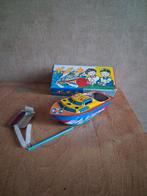 Vintage Blikken Bootje met Doos, Antiek en Kunst, Antiek | Speelgoed, Ophalen of Verzenden