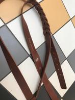 Hans ubbink bruine leer leren riem 90, Kleding | Dames, Riemen en Ceinturen, 80 tot 90 cm, Echt leder, Heupriem, Ophalen of Verzenden