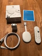 Google Chromecast met Google TV (4K) Wit 8GB ZGAN, Audio, Tv en Foto, Mediaspelers, Ophalen of Verzenden, Zo goed als nieuw, HDMI