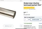 Laminaat Ondervloer Aluminiumfolie - 8,5 m2, Doe-het-zelf en Verbouw, Plinten en Afwerking, Ophalen, Nieuw, Overige materialen
