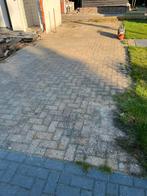 Gratis 20m2 gele klinkers, Tuin en Terras, Tegels en Klinkers, Ophalen, Gebruikt, Beton, Klinkers