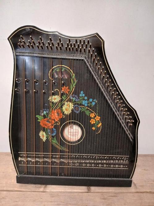 Citer zither tafelharp musima Markneukirchen ddr, Muziek en Instrumenten, Snaarinstrumenten | Overige, Gebruikt, Ophalen of Verzenden