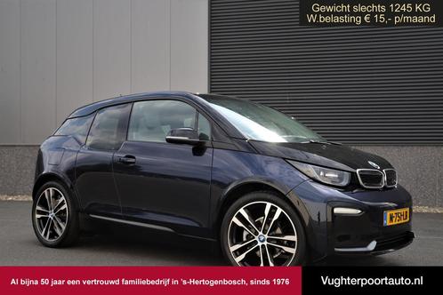 BMW i3 S Executive 120Ah/ 42 kWh/184pk/3-Fase/20"/W-pomp/Lof, Auto's, BMW, Te koop, i3, ABS, Achteruitrijcamera, Airbags, Airconditioning