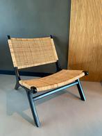 HK living rotan stoel (lounge chair), Ophalen, Gebruikt, Bruin, Eén