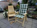 tuinstoelen met kussens, Tuin en Terras, Ophalen, Zo goed als nieuw, Kunststof, Verstelbaar