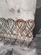 Oude metalen tuinborder / palissade, Tuin en Terras, Overige materialen, Gebruikt, Ophalen of Verzenden, Minder dan 25 cm