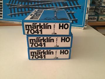Marklin 3 hoofdseinen 7041 in nieuwstaat. Boekje en ovp. beschikbaar voor biedingen