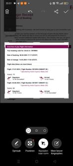 Te koop vliegticket Albanie 430 euro. Normale prijs 650, Tickets en Kaartjes, Eén persoon, Vliegtuig, Met bestemming of datum
