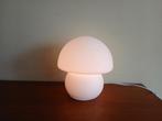 Mushroom Tafellamp Melkglas, Ophalen, Gebruikt, Vintage, Glas