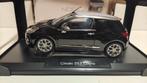 Citroen DS3 cabriolet zwart NOREV 1:18 KRD, Hobby en Vrije tijd, Modelauto's | 1:18, Ophalen of Verzenden, Zo goed als nieuw, Auto
