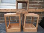 broedkastjes     hout, Ophalen, Zo goed als nieuw, Kooi-accessoires