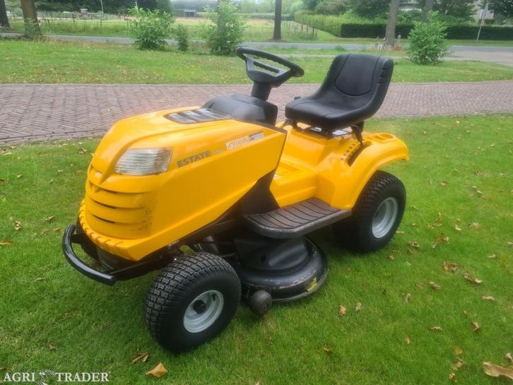 Stiga Tornado SD 98 Zitmaaier zijlosser van 2010, Tuin en Terras, Zitmaaiers, Gebruikt, 90 tot 120 cm, Elektrische starter, Versnellingen