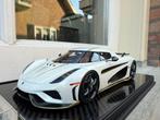 1:18 Koenigsegg Regera Pearl White Frontiart 1/399, Overige merken, Auto, Ophalen of Verzenden, Zo goed als nieuw