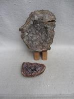 2x Amethist 2 kg en 0,6 kg en 4 chakra klankschalen, Ophalen of Verzenden, Mineraal