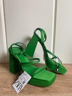 Zara platform hakken/sandalen groen maat: 40, Ophalen of Verzenden, Nieuw, Groen, Sandalen of Muiltjes