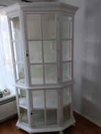 Klassieke landelijke vitrinekast hoogte 200cm, 100 tot 150 cm, 200 cm of meer, Ophalen of Verzenden, Zo goed als nieuw