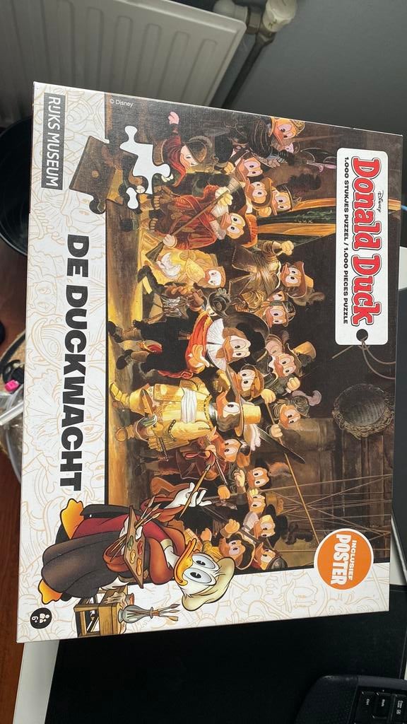 Donald Duck, de duckwacht Rijksmuseum, Ophalen, 500 t/m 1500 stukjes, Zo goed als nieuw