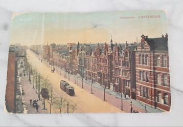 Ansichtkaart 1914, Amsterdam, Overtoom beschikbaar voor biedingen