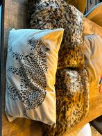 4 mooie safari kussens van Dutch Decor, Zo goed als nieuw, Ophalen, Vierkant, Overige kleuren