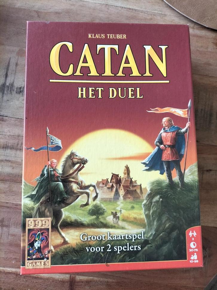 Catan Het Duel - Kaartspel voor 2 spelers, Hobby en Vrije tijd, Gezelschapsspellen | Bordspellen, Zo goed als nieuw, Een of twee spelers