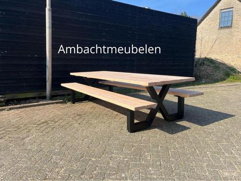 Douglas picknickset Tuintafelset Tuintafels Tafel Bank ACTIE, Tuin en Terras, Picknicktafels, Nieuw, Rechthoekig, Ophalen of Verzenden
