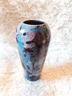 Blauw gemêleerd gekleurd vaasje, Ophalen, Blauw, Aardewerk of Porselein, Zo goed als nieuw