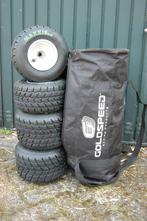 Maxxis SLW kart regenbanden + velgen + tas, Ophalen, Zo goed als nieuw, Kart