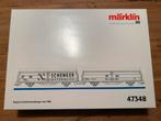 Märklin H0 47348 - Dubbele Schuifwandwagen ÖBB Schenker, Hobby en Vrije tijd, Wisselstroom, Wagon, Ophalen of Verzenden, Zo goed als nieuw